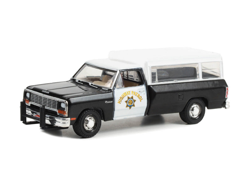 1985 Dodge Ram D-100 - California Highway Patrol (Hobby Exclusive) Diecast Scale 1:64 Scale Model - Greenlight 30414