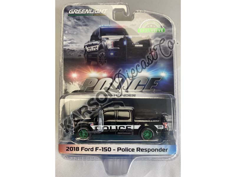 CHASE 2018 Ford F-150 Police Responder - To Protect & Serve (Hobby Exclusive) Diecast 1:64 Scale Model - Greenlight 30450