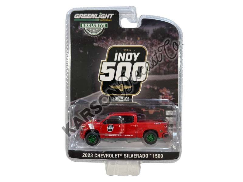 CHASE 2023 Chevrolet Silverado 1500 - 2023 107th Running of the Indianapolis 500 Diecast 1:64 Model - Greenlight 30457