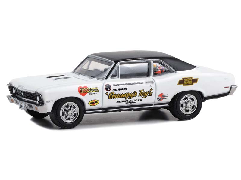 PRE-ORDER 1968 Chevrolet Nova SS - Bill Jenkins Grumpy's Toy (Hobby Exclusive) Diecast 1:64 Scale Model - Greenlight 30464