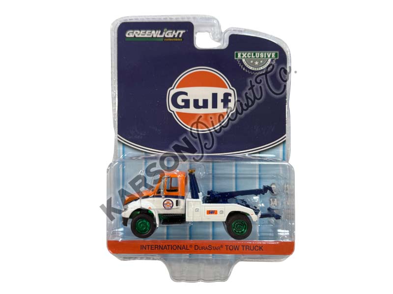 CHASE International Durastar 4400 Tow Truck - Gulf Oil That Good Gulf Gasoline Diecast 1:64 Model - Greenlight 30471