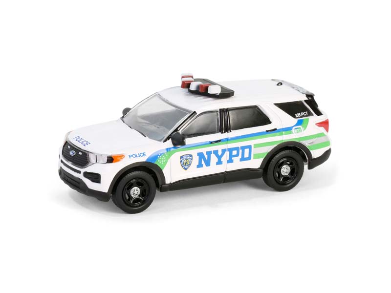 PRE-ORDER 2023 Ford Police Interceptor Utility - New York City Police Department / NYPD (Hobby Exclusive) Diecast 1:64 Scale Model - Greenlight 30500