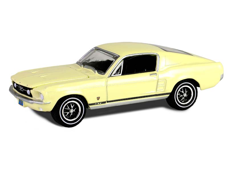 PRE-ORDER 1967 Ford Mustang GT Fastback High Country Special – Aspen Gold (Hobby Exclusive) Diecast 1:64 Scale Model - Greenlight 30504