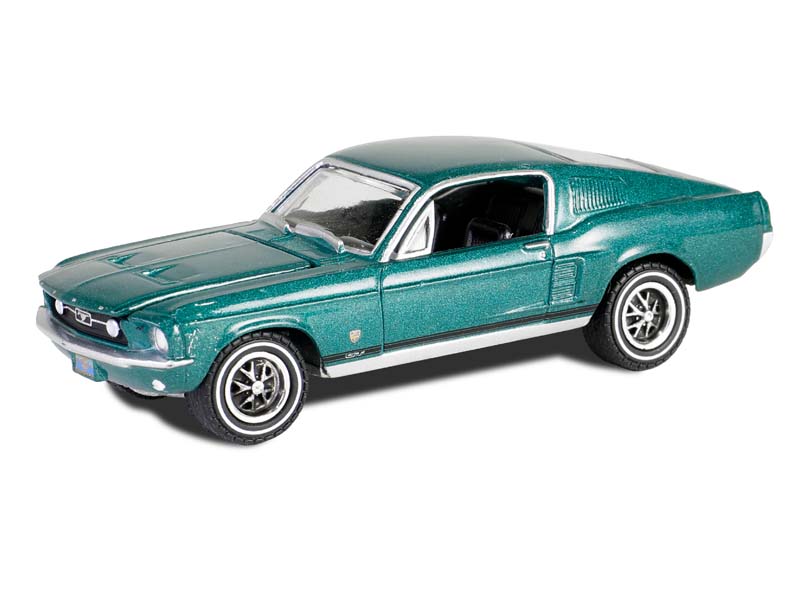 PRE-ORDER 1967 Ford Mustang GT Fastback High Country Special – Timberline Green (Hobby Exclusive) Diecast 1:64 Scale Model - Greenlight 30505