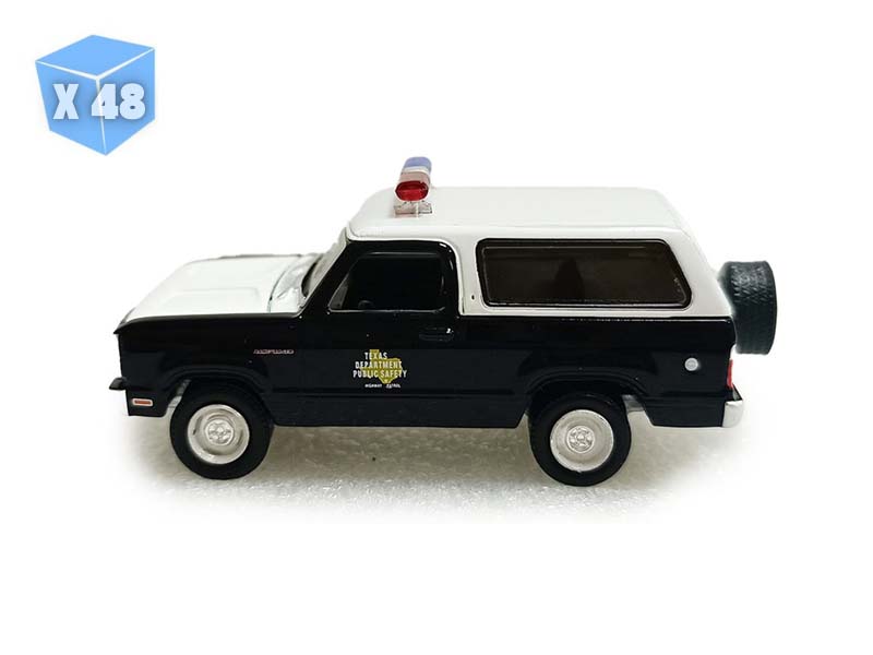 48 PACK 1978 Dodge Ramcharger - Texas Department of Public Safety (Hot Pursuit) Diecast 1:64 Scale Model - Greenlight 30541