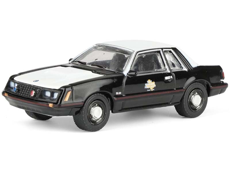 1982 Ford Mustang SSP - Texas Department of Public Safety (Hot Pursuit) Diecast 1:64 Scale Model - Greenlight 30542