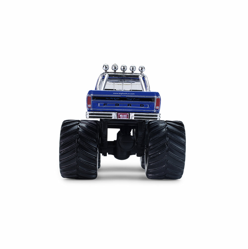 PRE-ORDER 1979 Ford F-250 Monster Truck w/ 1:18 Bob Chandler Standing Figure (Kings of Crunch - Bigfoot #1) Diecast 1:64 Scale Model - Greenlight 30544