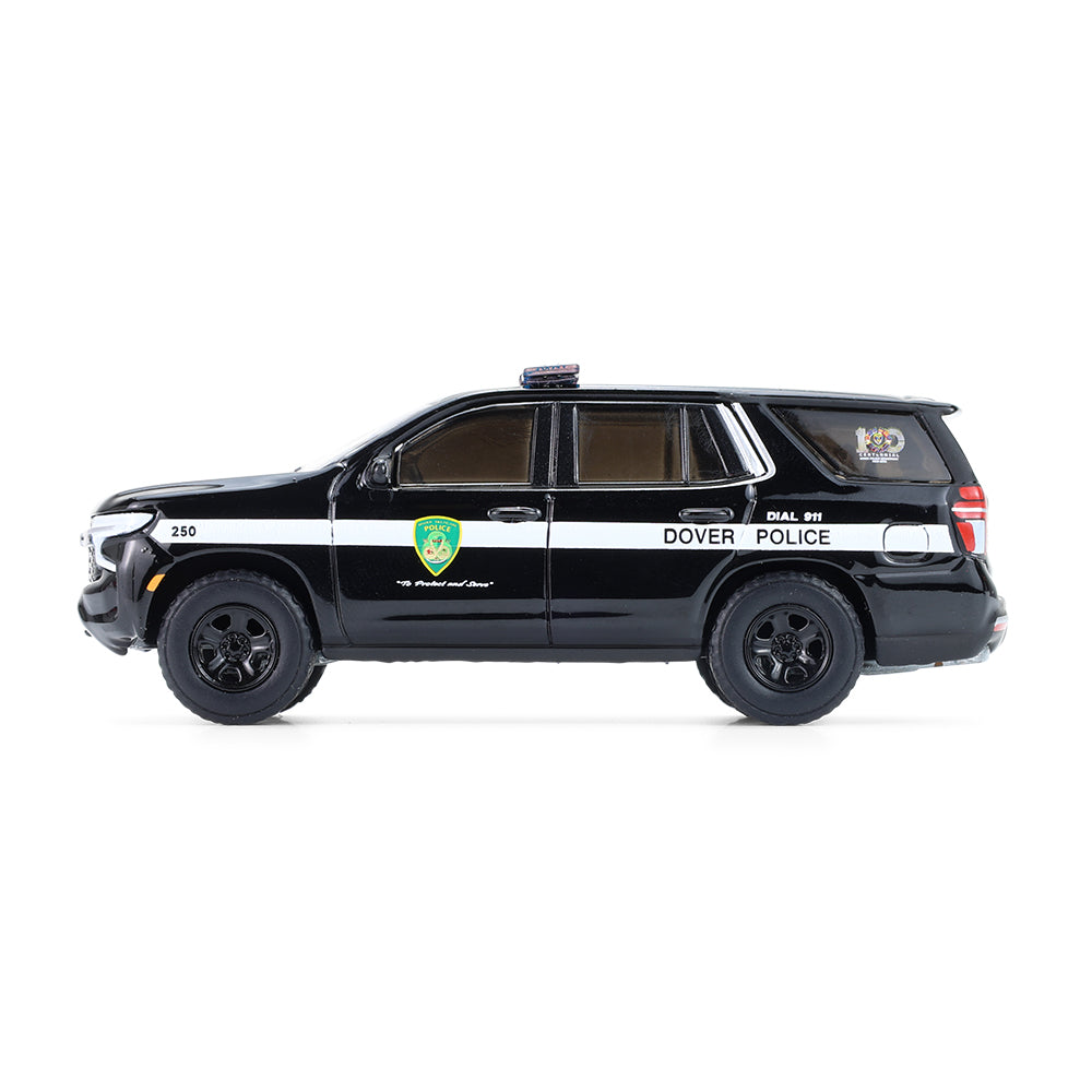 2024 Chevrolet Tahoe – Dover Police – 100th Anniversary Edition Diecast 1:64 Scale Model - Greenlight 30549