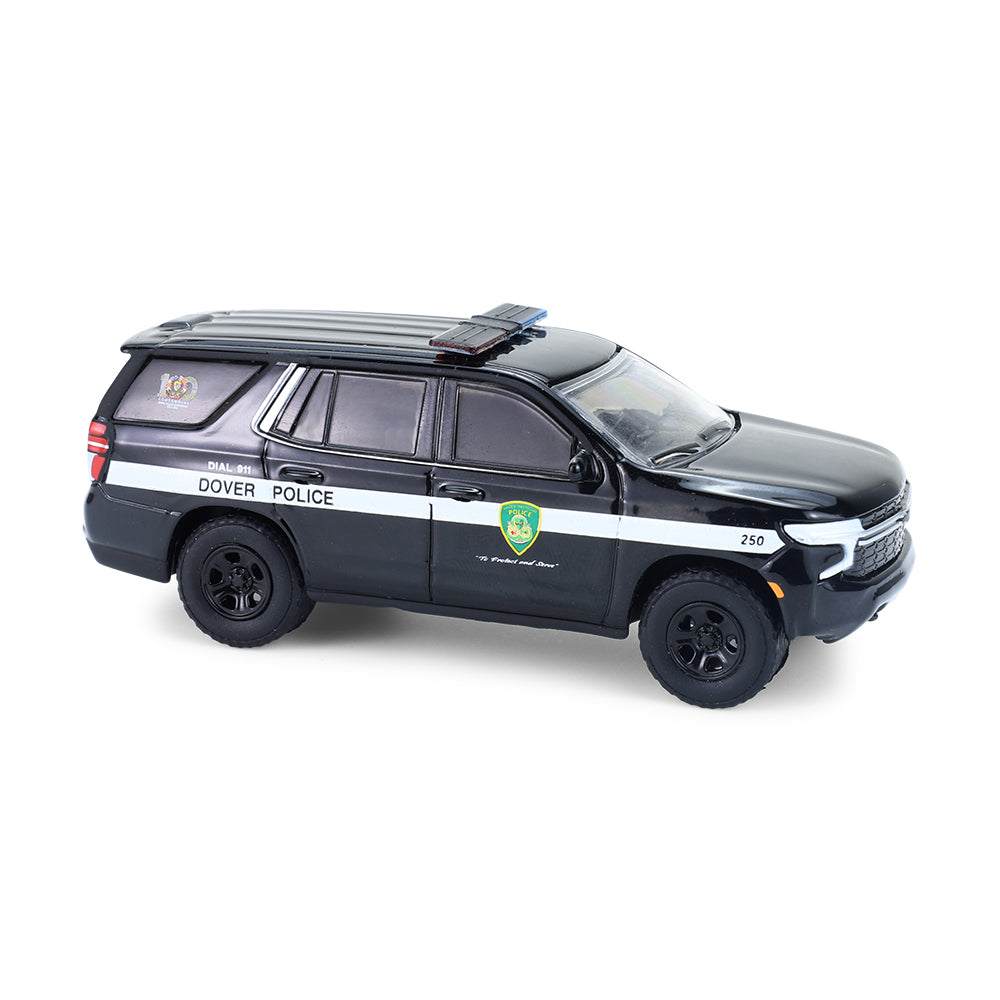 2024 Chevrolet Tahoe – Dover Police – 100th Anniversary Edition Diecast 1:64 Scale Model - Greenlight 30549