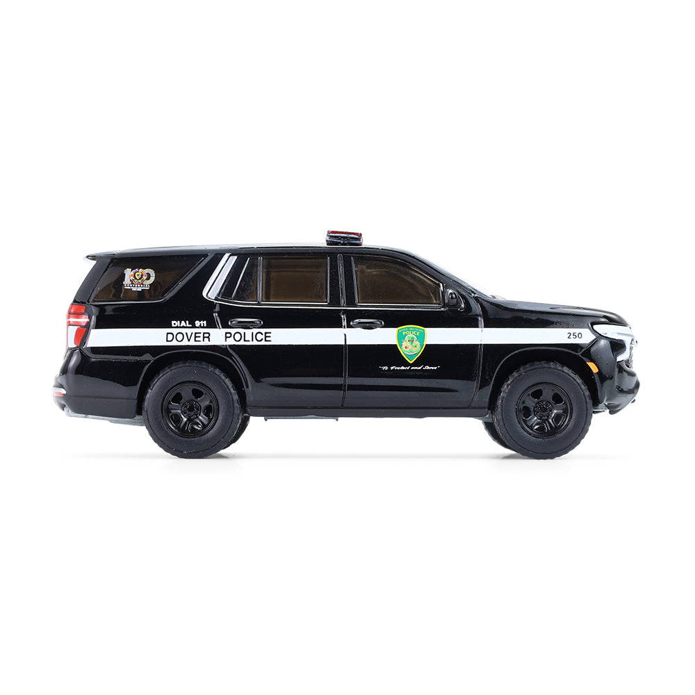2024 Chevrolet Tahoe – Dover Police – 100th Anniversary Edition Diecast 1:64 Scale Model - Greenlight 30549