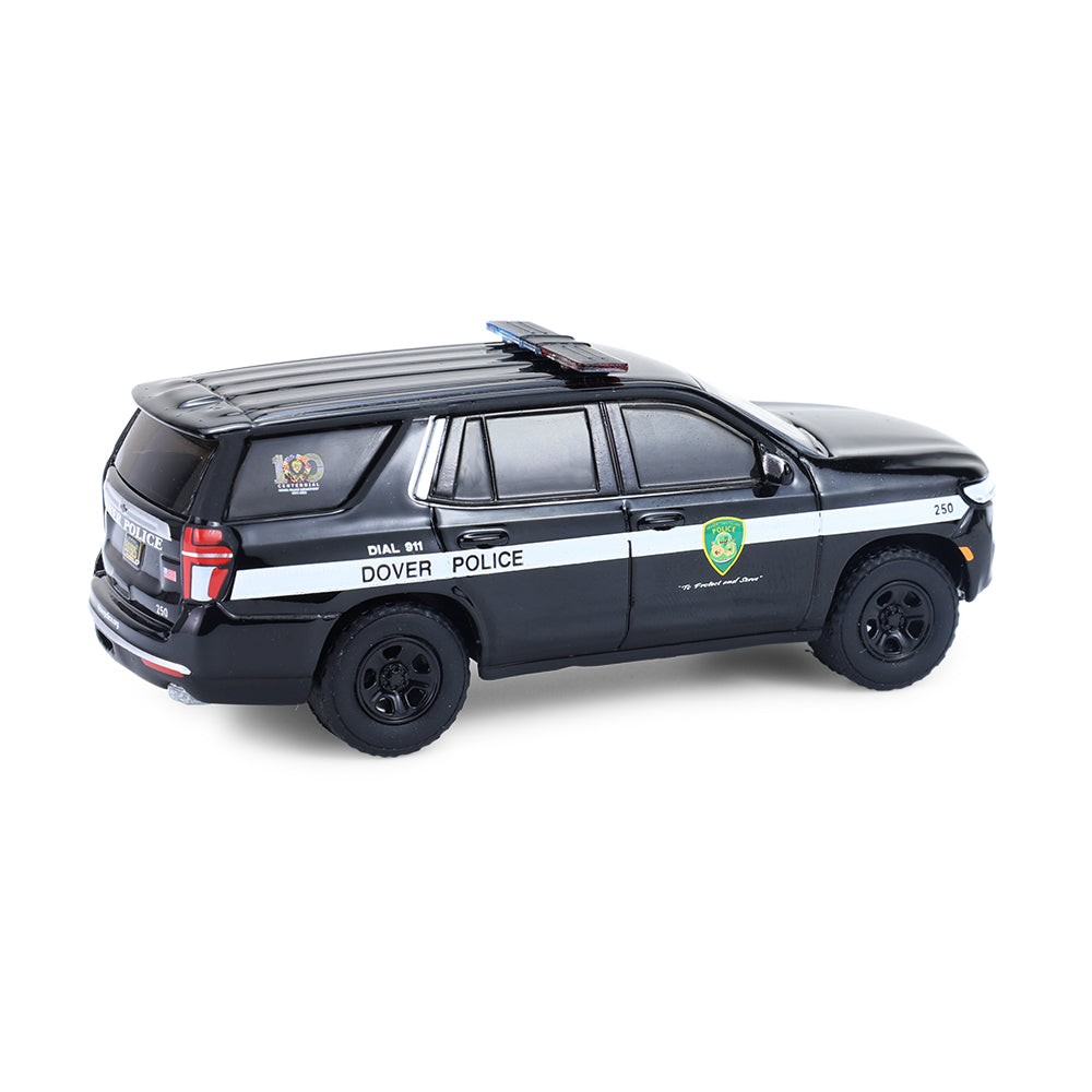 2024 Chevrolet Tahoe – Dover Police – 100th Anniversary Edition Diecast 1:64 Scale Model - Greenlight 30549