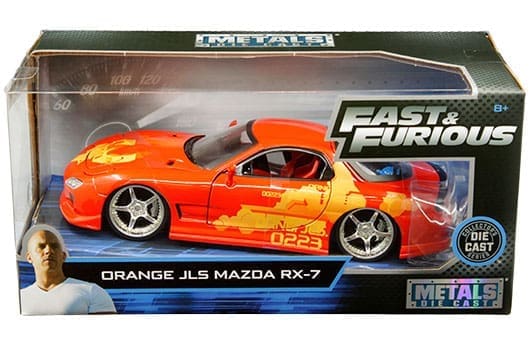 Julius’s 1993 Mazda RX-7 (Fast & Furious) Diecast 1:24 Scale Model - Jada 30747