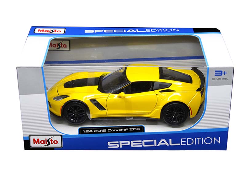 2015 Chevrolet Corvette Z06 - Yellow (Special Edition) Diecast 1:24 Model - Maisto 31133YL