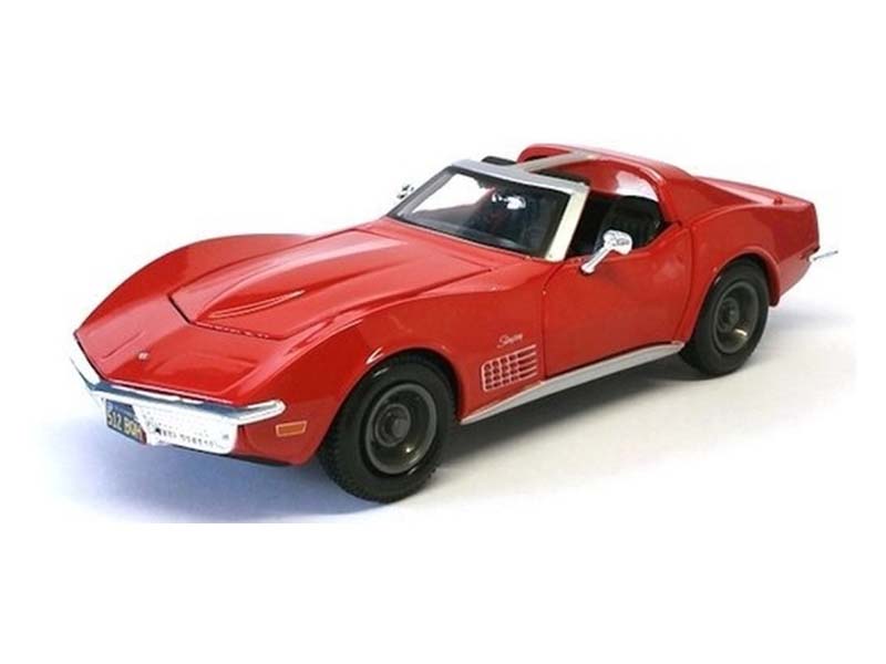 1970 Chevrolet Corvette Red (Special Edition) Diecast 1:24 Scale Model - Maisto 31202RD