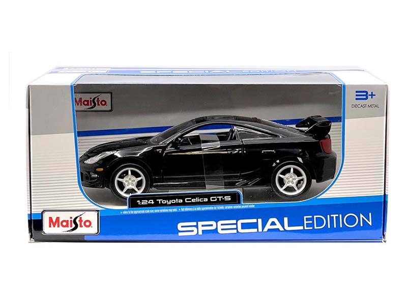Toyota Celica GT-S - Black (Special Edition) Diecast 1:24 Scale Model - Maisto 31237BK