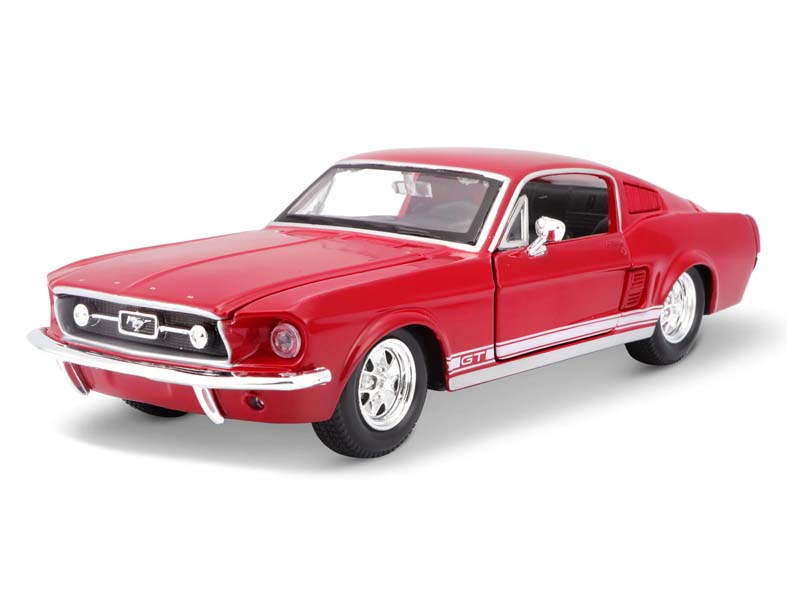 1967 Ford Mustang GT Red (Special Edition) Diecast 1:24 Scale Model - Maisto 31260RD