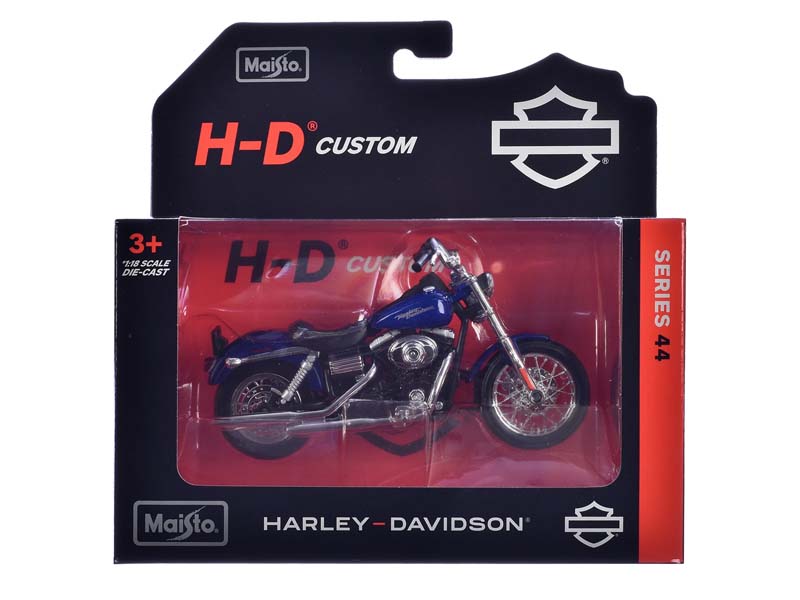 2006 Dyno Street Bob (Harley-Davidson Series 44 HD Custom) 1:18 Scale Model - Maisto 31360-44