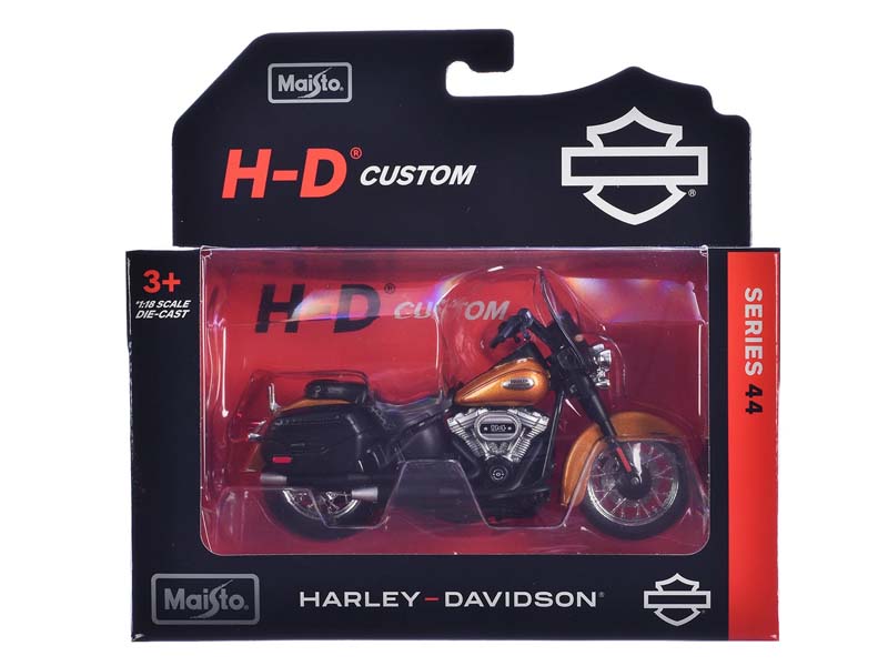 2023 Harley-Davidson Heritage Classic (Harley-Davidson Series 44 HD Custom) 1:18 Scale Model - Maisto 31360-44