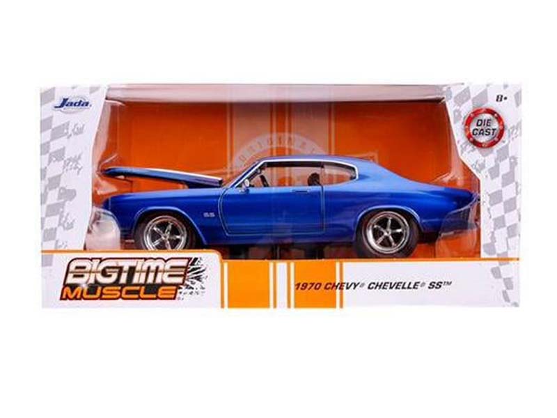 1970 Chevrolet Chevelle SS - Blue (Bigtime Muscle) Diecast 1:24 Scale Model - Jada 31450