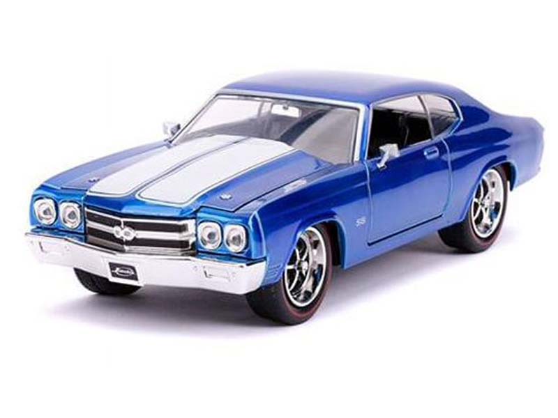 1970 Chevrolet Chevelle SS - Blue (Bigtime Muscle) Diecast 1:24 Scale Model - Jada 31450