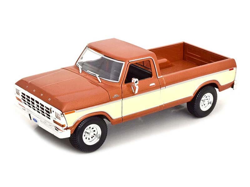 1979 Ford F150 Pickup – Brown / White (Special Edition) Diecast 1:18 Scale Model - Maisto 31462BRN