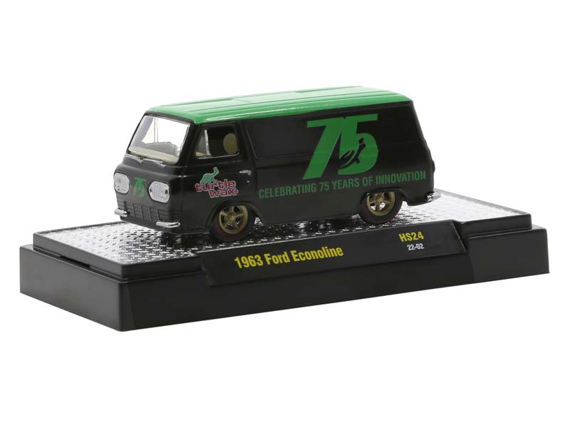 CHASE 1963 Ford Econoline Turtle Wax 75th Anniversary Special - Auto-Thentics (Hobby Exclusive) Diecast 1:64 Scale Model - M2 Machines 31500-HS24