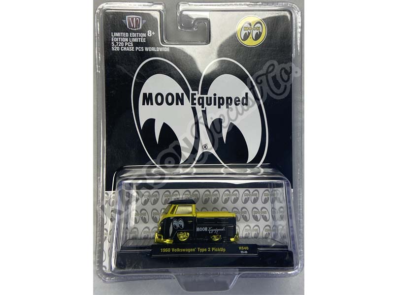 CHASE 1960 Volkswagen Single Cab Pickup Mooneye’s (Hobby Exclusives) Diecast 1:64 Scale Model - M2 Machines 31500-HS40