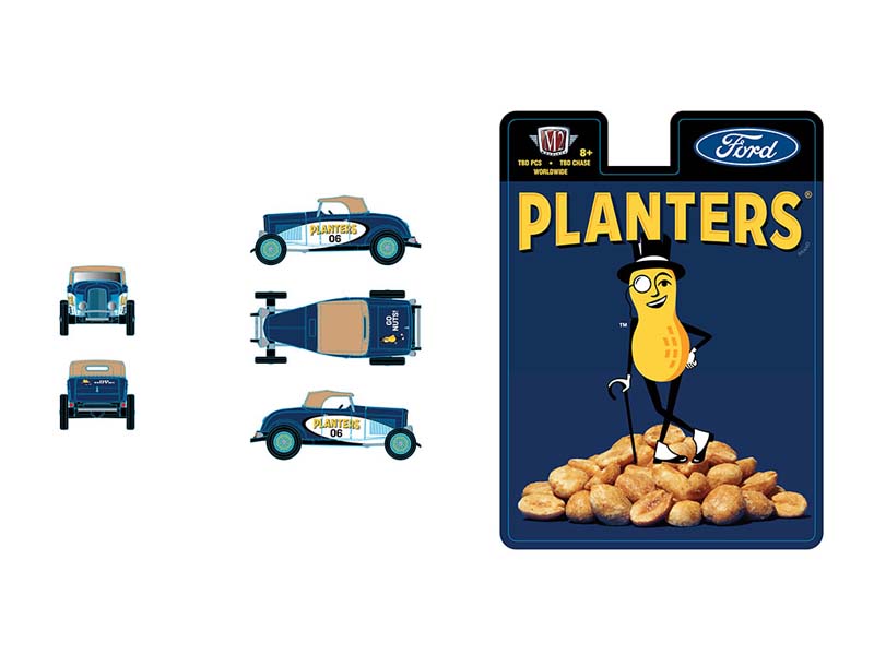 PRE-ORDER 1932 Ford Roadster - Planters Peanut (Hobby Exclusive) Diecast 1:64 Scale Model - M2 Machines 31500-HS43
