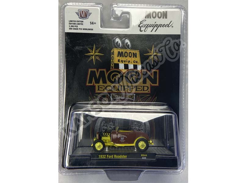 CHASE 1932 Ford Roadster - Mooneyes (Hobby Exclusive) Diecast 1:64 Scale Model - M2 Machines 31500-HS44