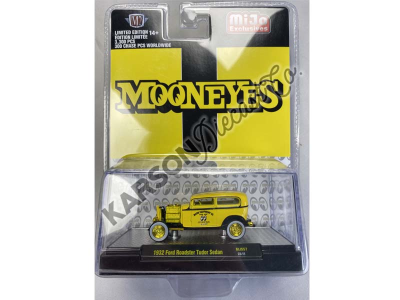 CHASE 1932 Ford Tudor Sedan Mooneye’s Limited Edition 3,600 Pcs (Mijo Exclusives) Diecast 1:64 Scale Model - M2 Machines 31500-MJS57
