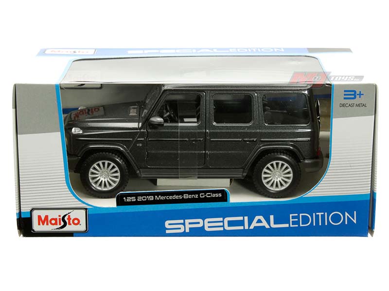 2019 Mercedes-Benz G-Class - Metallic Grey (Special Edition) Diecast 1:25 Scale Model - Maisto 31531MTGRY
