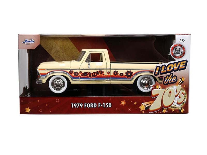 1979 Ford F-150 Pickup Truck Limited Edition (I Love The 70’s) Diecast 1:24 Scale Model - Jada 31609