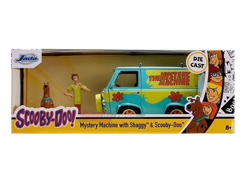 Mystery Machine w/ Shaggy & Scooby – Scooby-Doo! (Hollywood Rides) Diecast 1:24 Scale Model - Jada 31720