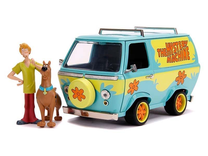 Mystery Machine w/ Shaggy & Scooby – Scooby-Doo! (Hollywood Rides) Diecast 1:24 Scale Model - Jada 31720