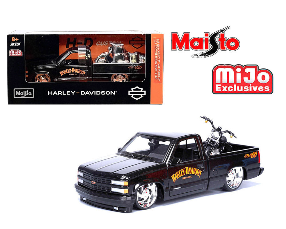 1993 Chevrolet 454SS Pick-Up & 2007 XL 1200N Nightster Harley