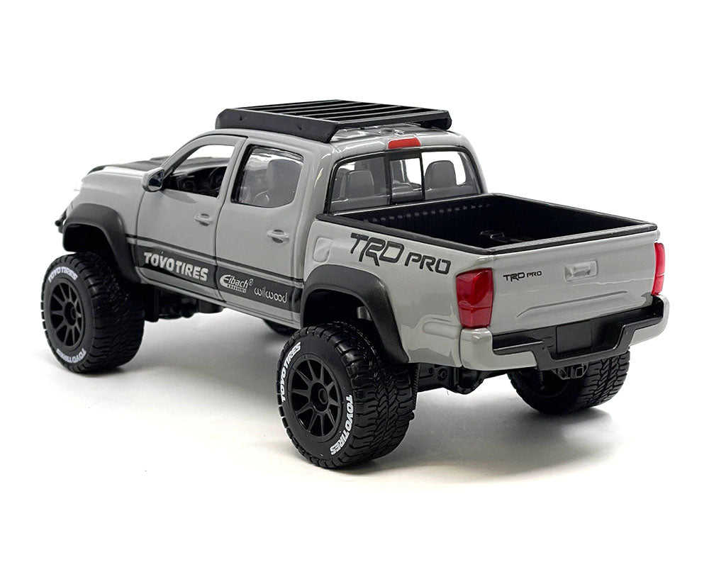 2023 Toyota Tacoma TRD Off Road Toyo Tires – Cement Grey (Maisto Design) Diecast 1:24 Scale Model - Maisto 32458WH