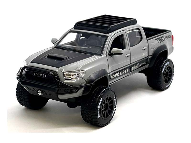2023 Toyota Tacoma TRD Off Road Toyo Tires – Cement Grey (Maisto Design) Diecast 1:24 Scale Model - Maisto 32458WH
