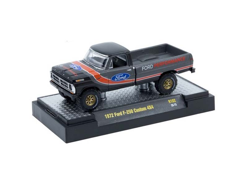 1972 Ford F-250 Custom 4X4 (Auto-Thentics Release 102) Diecast 1:64 Scale Model - M2 Machines 32500-102