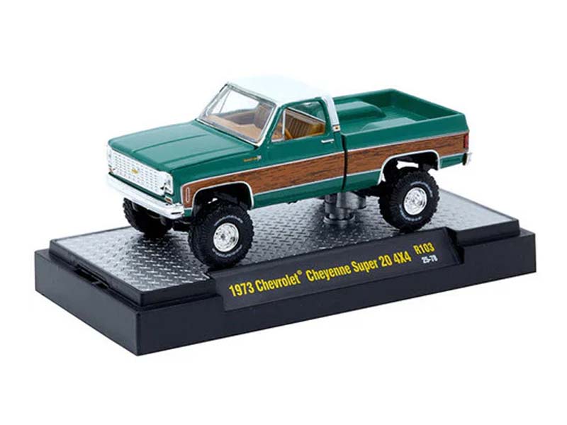 1973 Chevrolet Cheyenne Super 20 4X4 (Auto-Thentics Release 103) Diecast 1:64 Scale Model - M2 Machines 32500-103