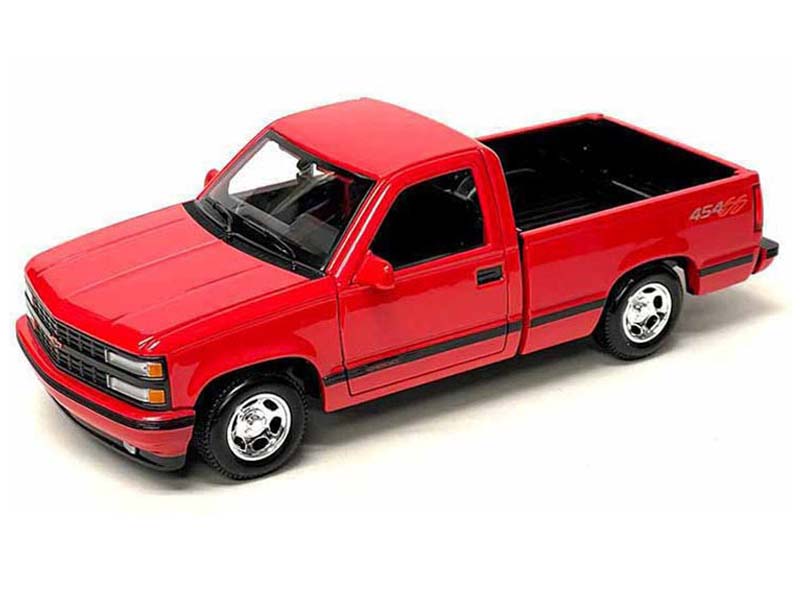 1993 Chevrolet 454 SS Pick-up Red (Special Edition) Diecast 1:24 Model Car - Maisto 32901RD