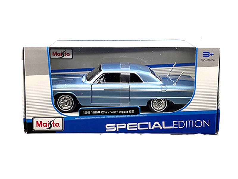 PRE-ORDER Chevrolet Impala SS – Blue (Special Edition) Diecast 1:26 Scale Model - Maisto 32908BL