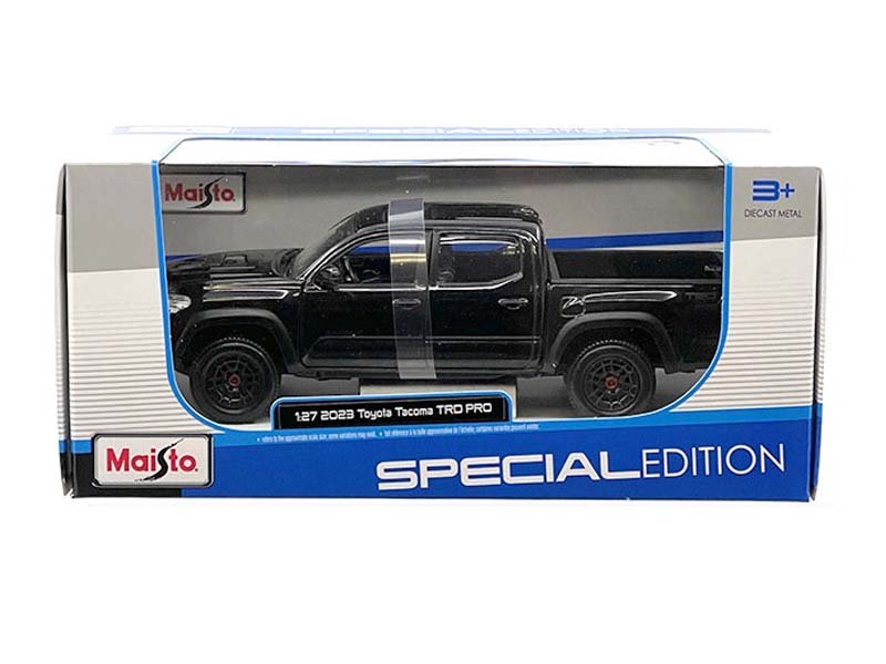 PRE-ORDER 2023 Toyota Tacoma TRD Pro – Black (Special Edition) Diecast 1:27 Scale Model - Maisto 32910BK