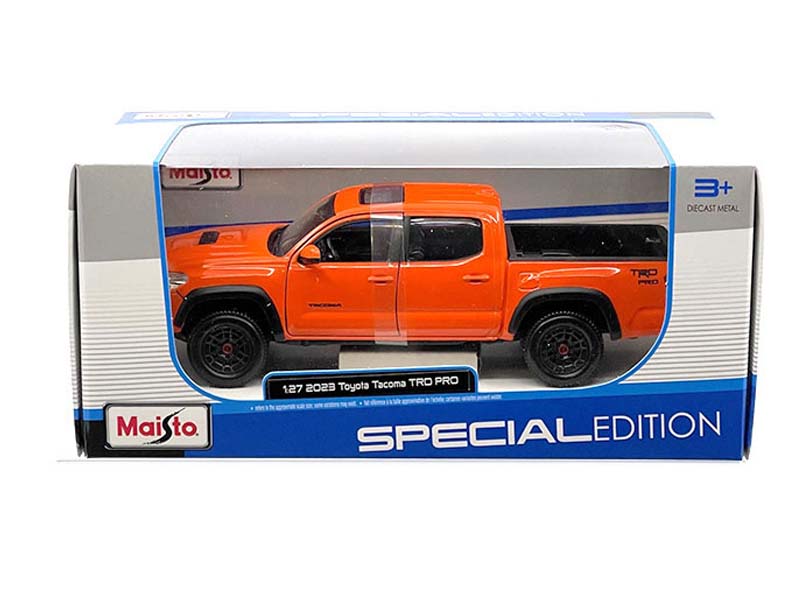 2023 Toyota Tacoma TRD Pro – Solar Octane Orange (Special Edition) Diecast 1:27 Scale Model - Maisto 32910OR