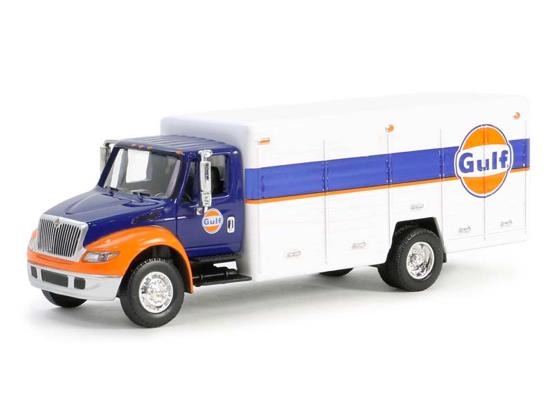 PRE-ORDER International Durastar 4400 Delivery Truck - Gulf Oil - (H.D. Trucks Series 25) Diecast 1:64 Scale Model - Greenlight 33250C