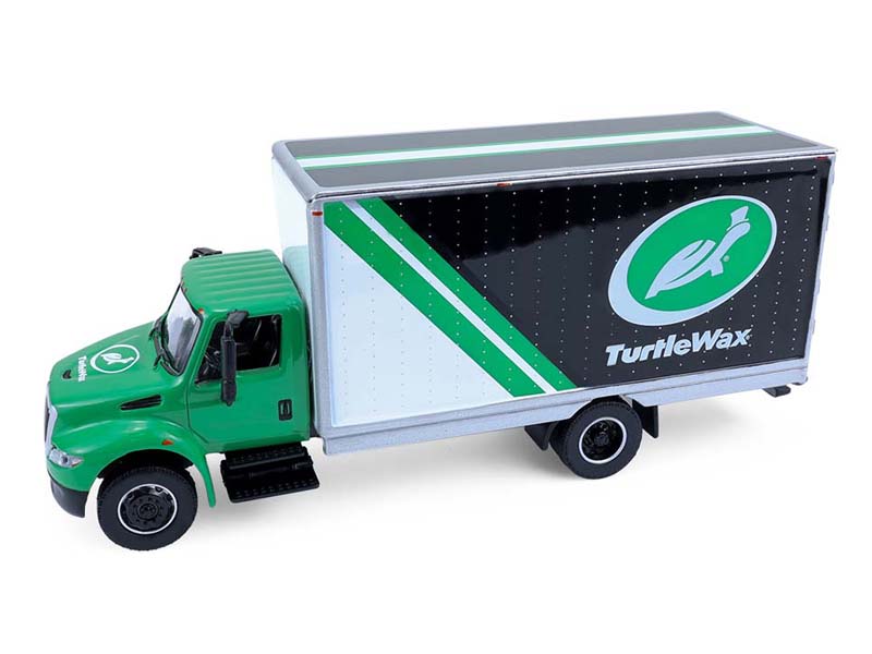 2013 International Durastar Box Van - Turtle Wax (H.D. Trucks Series 26) Diecast 1:64 Scale Model - Greenlight 33260B
