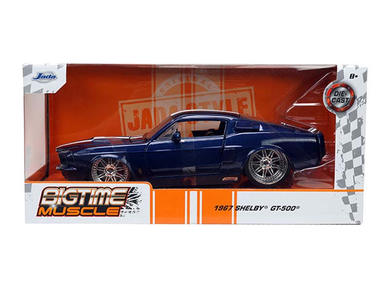 1967 Ford Mustang Shelby GT500 (Bigtime Muscle) Diecast 1:24 Scale Model - Jada 33865