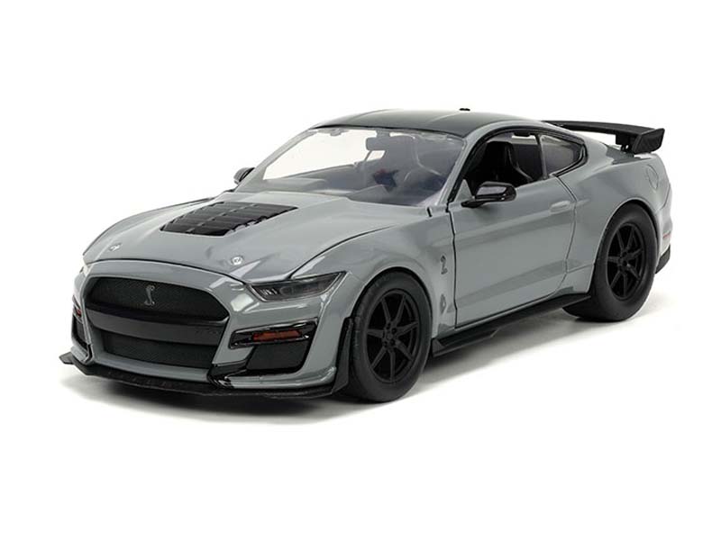 2020 Ford Mustang Shelby GT500 - Grey (Bigtime Muscle) Diecast 1:24 Scale Model - Jada 33931