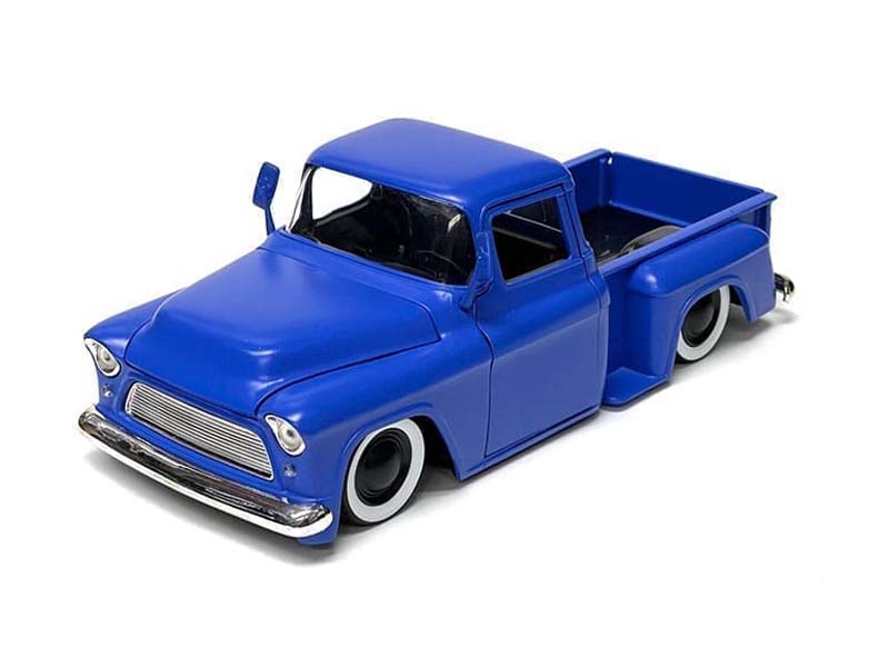 1955 Chevrolet Stepside Pickup - Custom Matte Blue (Just Trucks) Dieca ...