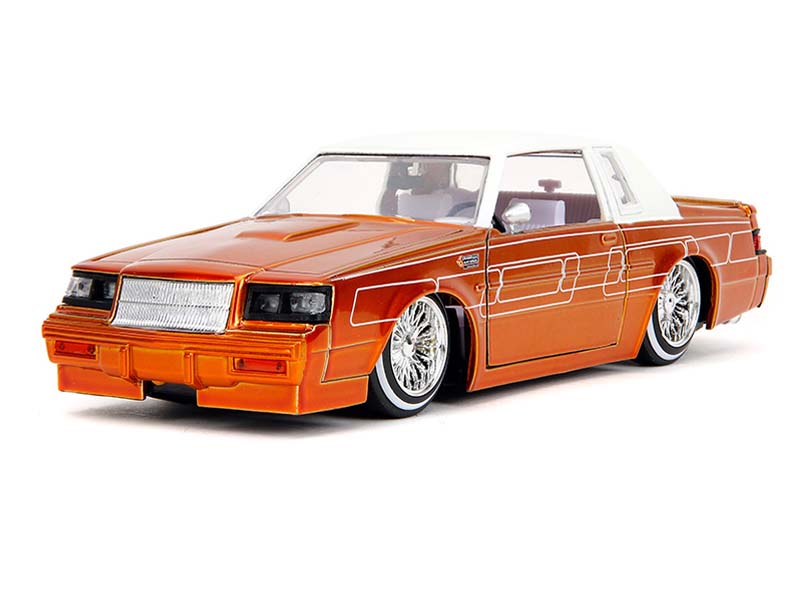 1987 Buick Grand National – Candy Orange (Bigtime Muscle) Diecast 1:24 Scale Model - Jada 35215
