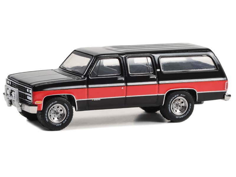 1990 Chevrolet Suburban - Two-Tone Red and Black (All-Terrain) Series 15 Diecast 1:64 Scale Model - Greenlight 35270E
